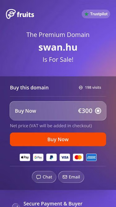 Screenshot of swan.hu