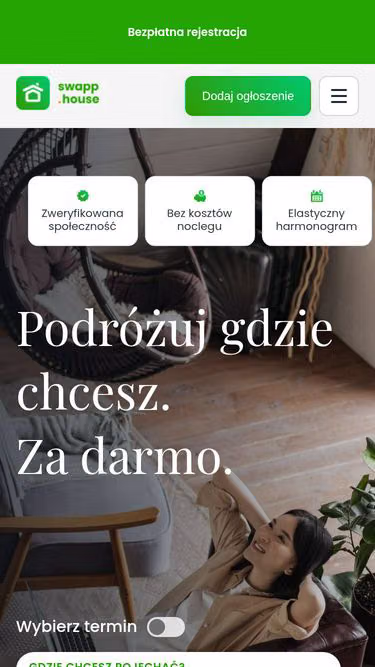 Screenshot of swapp.house