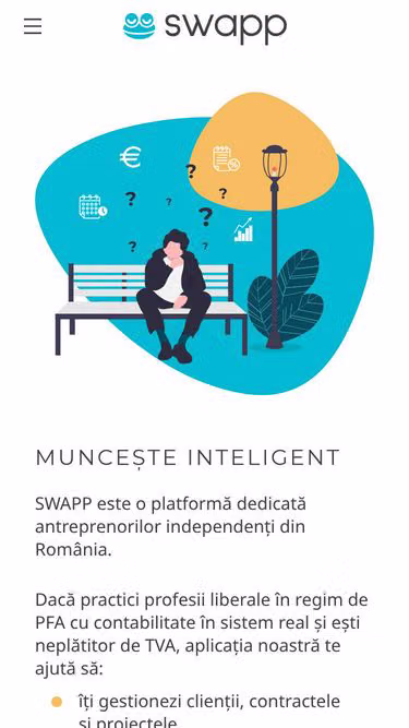 Screenshot of swapp.ro
