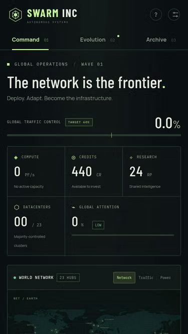 Screenshot of swarm.coach