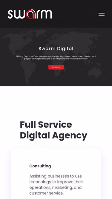 Screenshot of swarm.marketing