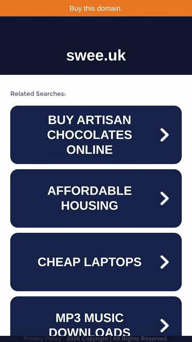 Screenshot of swee.uk