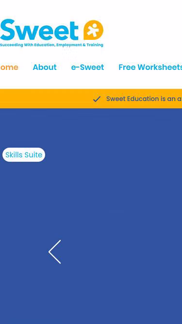 Screenshot of sweet.education