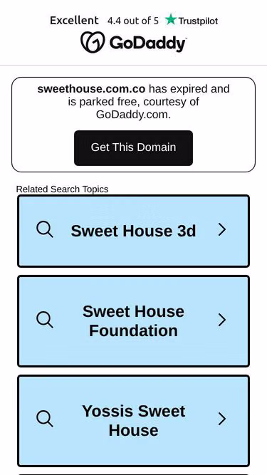 Screenshot of sweethouse.com.co