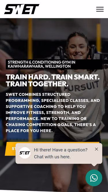 Screenshot of swet.co.nz