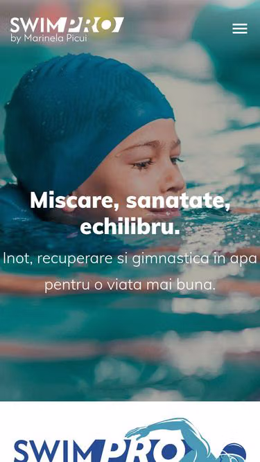 Screenshot of swimpro.ro