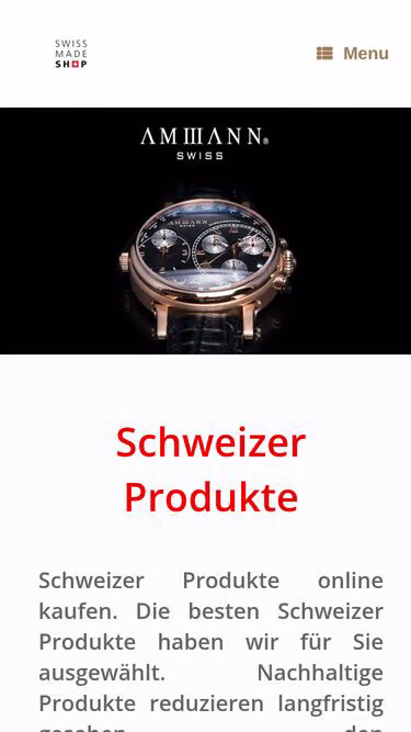 Screenshot of swissmade.li