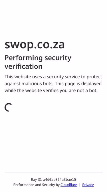 Screenshot of swop.co.za