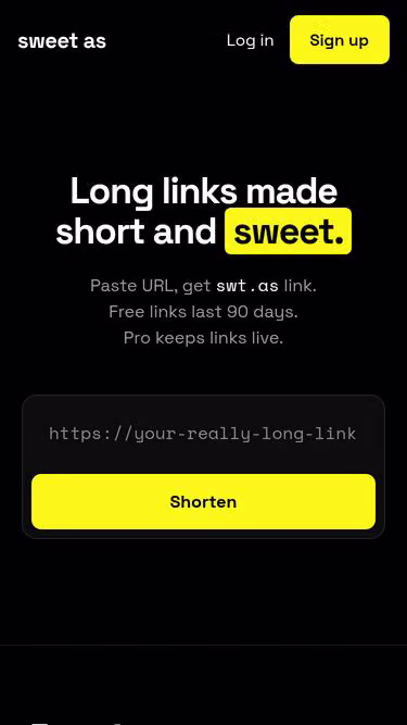 Screenshot of swt.as