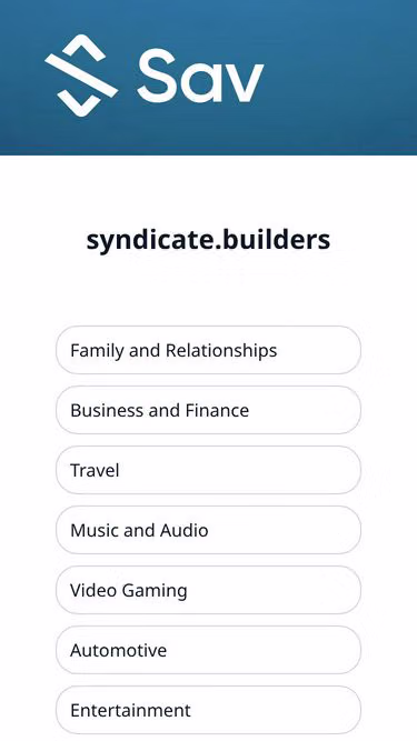Screenshot of syndicate.builders
