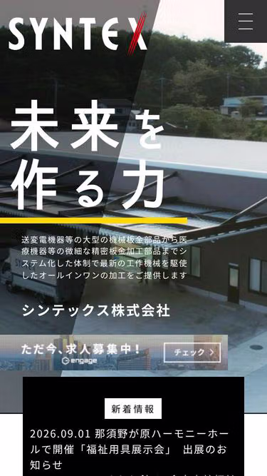 Screenshot of syntex.co.jp