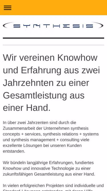 Screenshot of synthesis.de