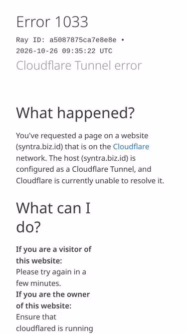 Screenshot of syntra.biz.id