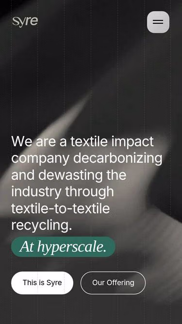 Screenshot of syre.pt