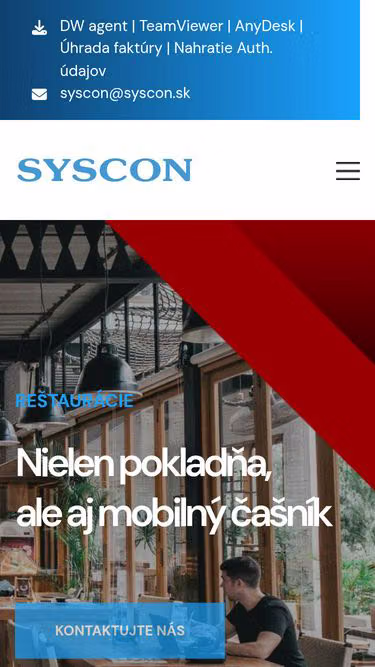 Screenshot of syscon.sk