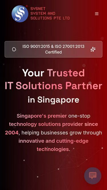 Screenshot of sysnet.com.sg