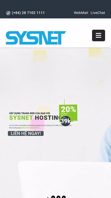Screenshot of sysnet.com.vn