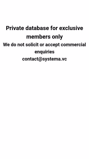 Screenshot of systema.vc