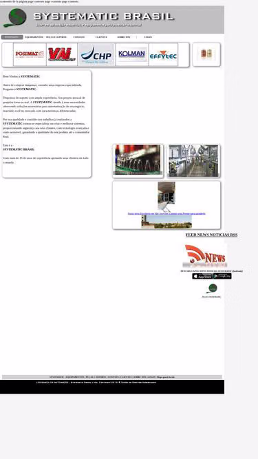 Screenshot of systematic.com.br