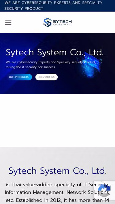 Screenshot of sytech.co.th