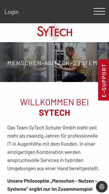 Screenshot of sytech.de