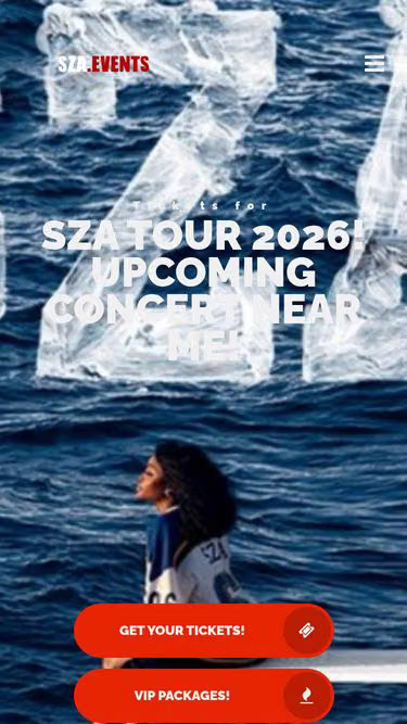 Screenshot of sza.events