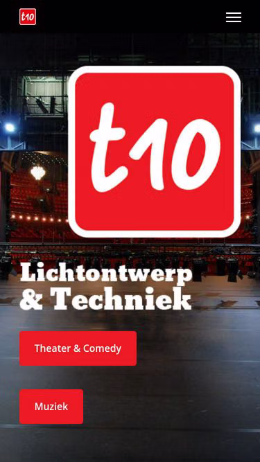 Screenshot of t10.be