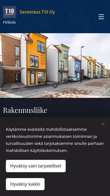 Screenshot of t10.fi