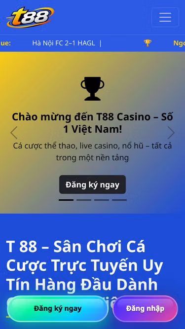 Screenshot of t88.casino