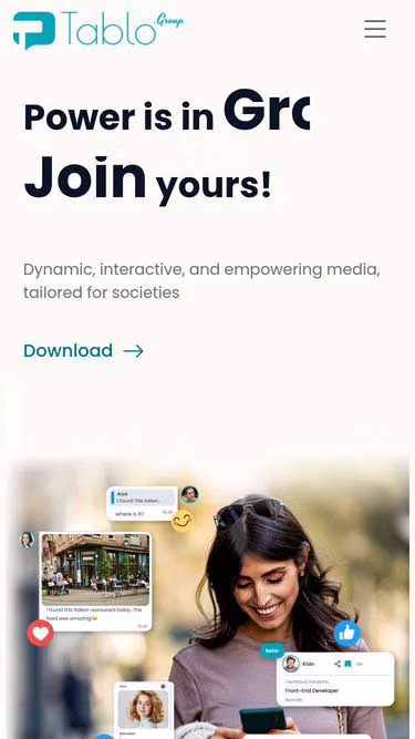 Screenshot of tablo.group