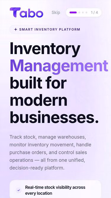 Screenshot of tabo.co.in