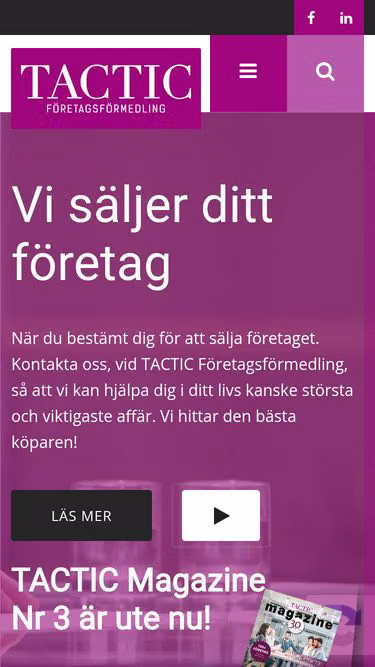 Screenshot of tactic.nu