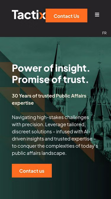 Screenshot of tactix.co