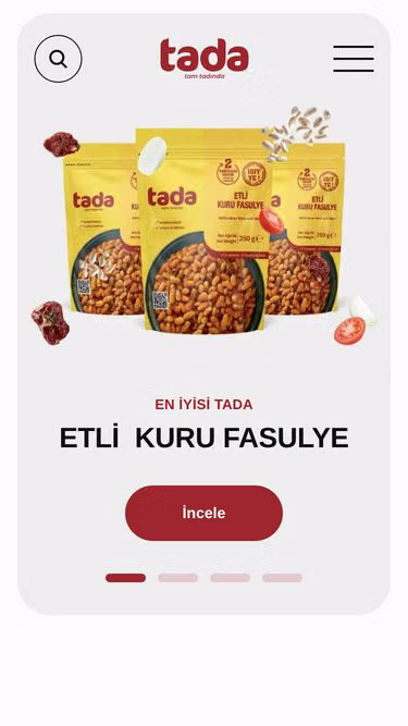 Screenshot of tada.com.tr