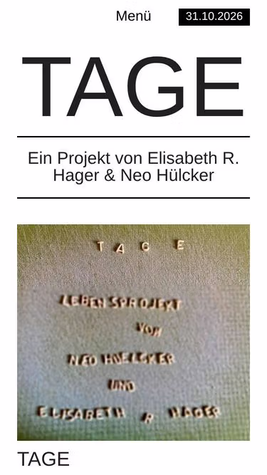 Screenshot of tage.page