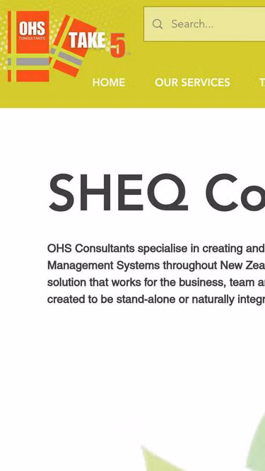 Screenshot of take5.nz