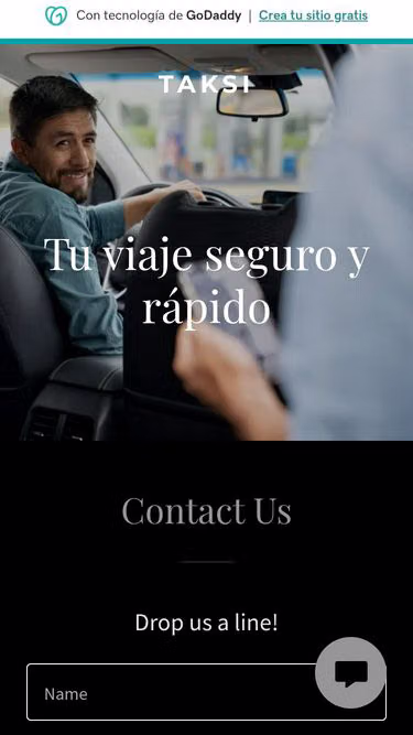 Screenshot of taksi.es