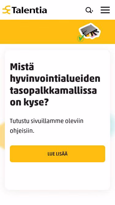 Screenshot of talentia.fi