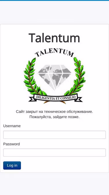 Screenshot of talentum.lv