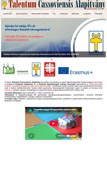 Screenshot of talentum.net