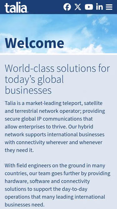 Screenshot of talia.com