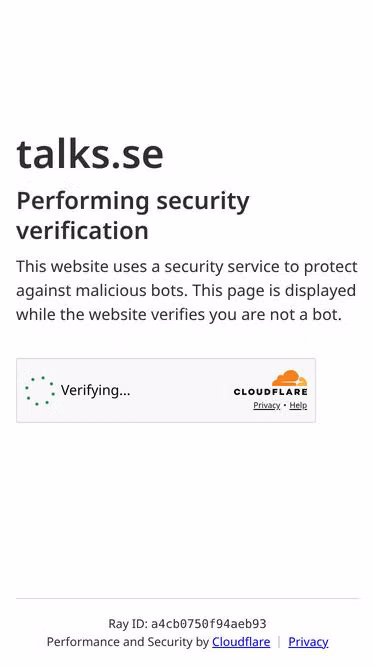 Screenshot of talks.se