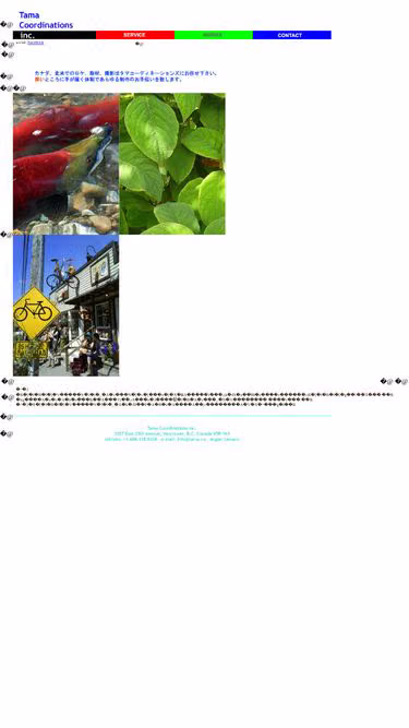 Screenshot of tama.ca