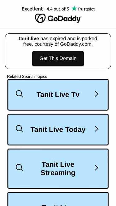 Screenshot of tanit.live