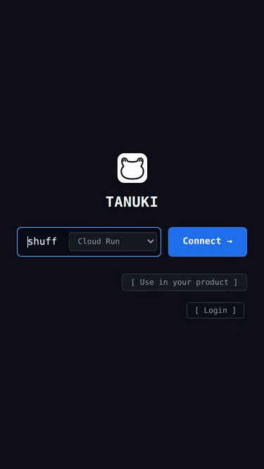 Screenshot of tanuki.to