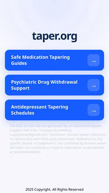 Screenshot of taper.org