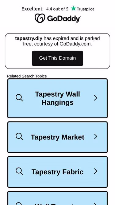 Screenshot of tapestry.diy