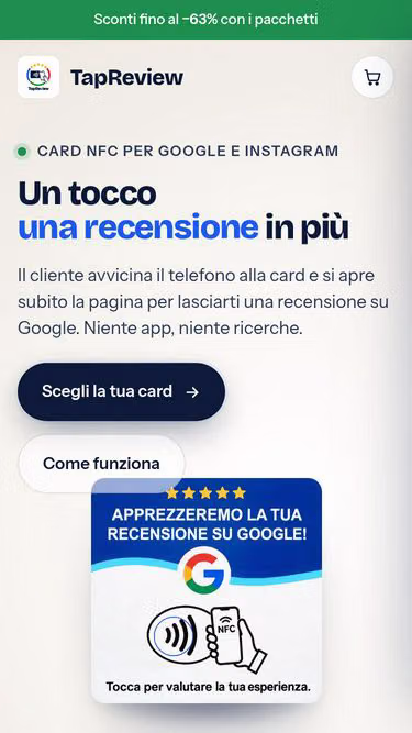 Screenshot of tapreview.com.co
