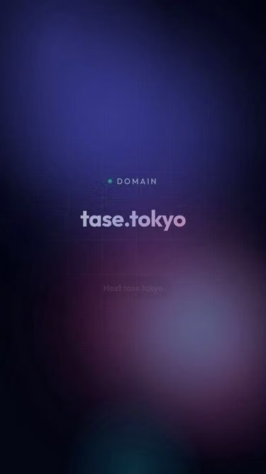 Screenshot of tase.tokyo