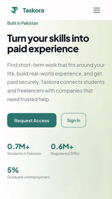 Screenshot of taskora.site